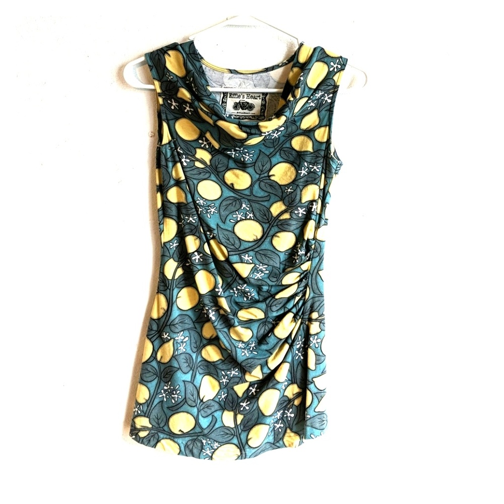 Effie's Heart Citrus Print Lise Top
